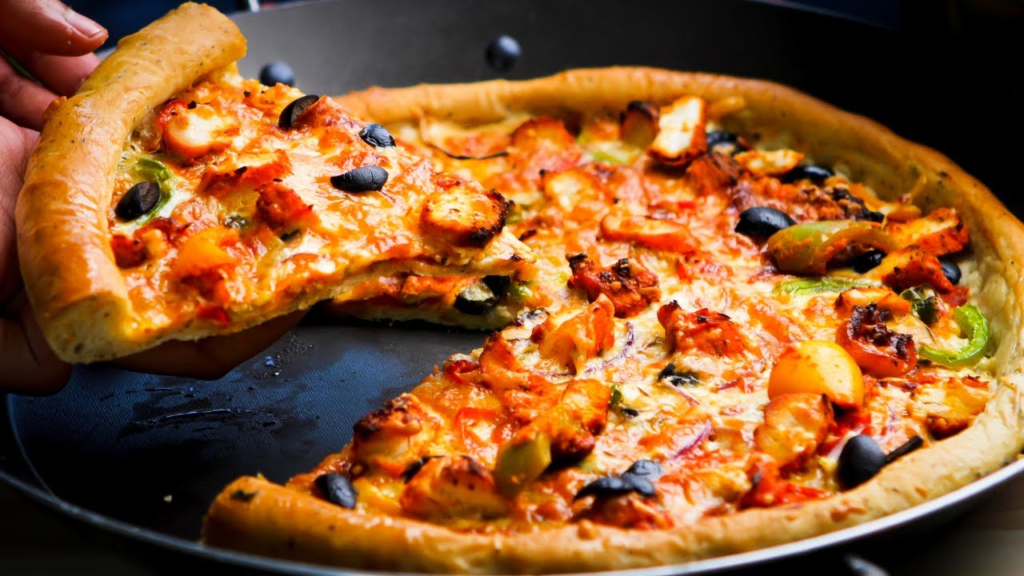 tandoori chicken pizza